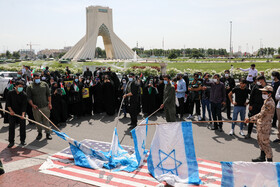 مراسم روز قدس در میدان آزادی