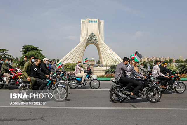 استقرار ۲۷ آمبولانس در راهپیمایی روز قدس