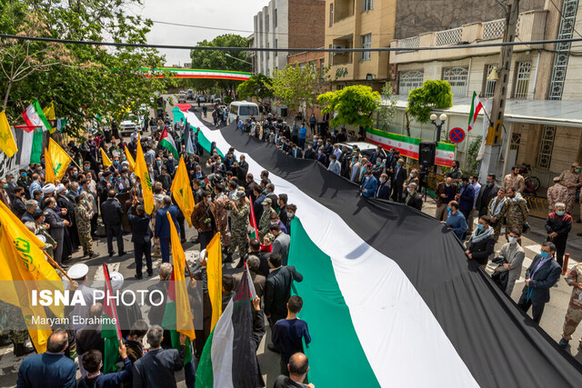 دعوت جمعیت جوانان انقلاب اسلامی از مردم برای حضور در راهپیمایی روز قدس