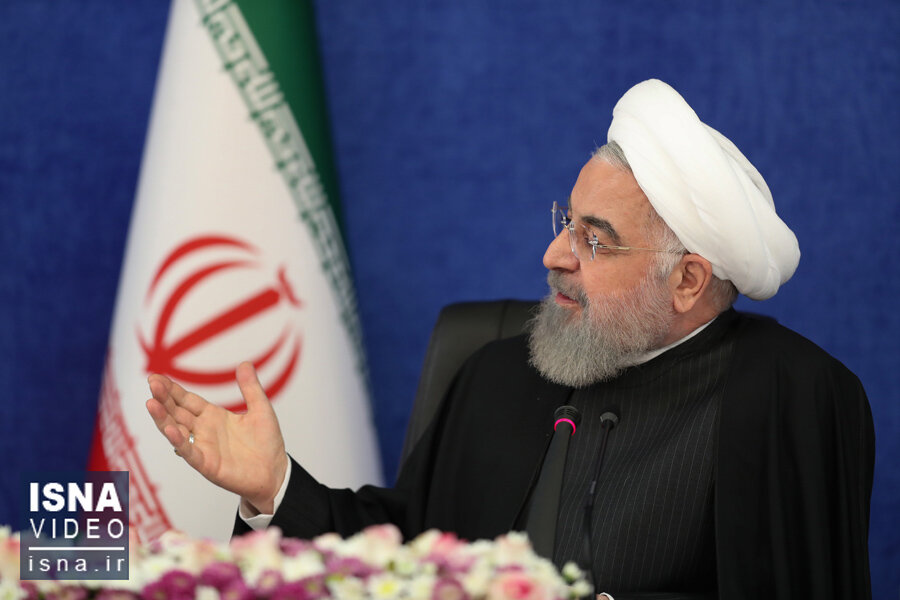 ویدئو / روحانی: تقریبا در همه استان‌ها سیر نزولی کرونا شروع شده است