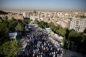 نماز عید فطر - امامزاده پنج تن لویزان تهران