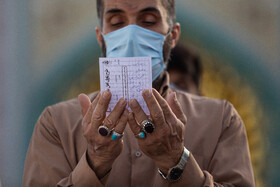 نماز عید فطر - امامزاده پنج تن لویزان تهران