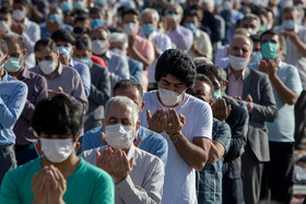 نماز عید فطر حرم مطهر شاه عبدالعظیم - شهر ری