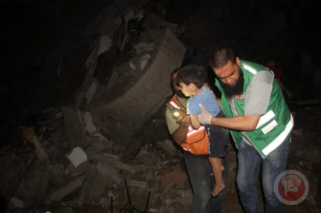 غزه در روز عید فطر زیر آتش/ افزایش تعداد شهدای فلسطین به ۷۲ تن