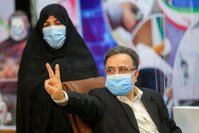 حضورمصطفی تاج‌زاده در چهارمین روز ثبت‌نام داوطلبان ریاست جمهوری ۱۴۰۰
