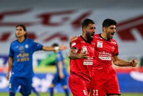 مهدی ترابی و محمدحسین کنعانی زادگان بازیکنان تیم فوتبال پرسپولیس