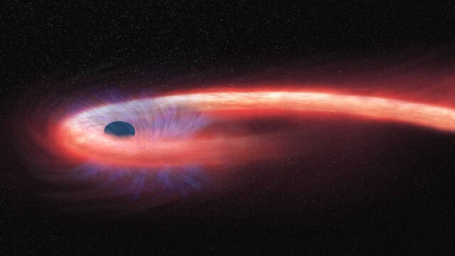 سیاه‌چاله‌ای که از ستاره‌ها "اسپاگتی" درست می‌کند!+فیلم