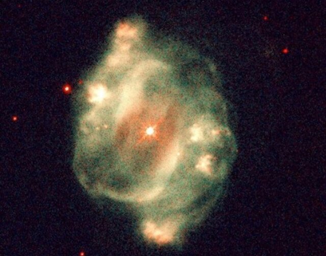 تصویر هابل از یک ساختار مارپیچی در کهکشان