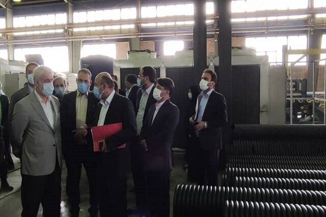 بازدید رئیس کل دادگستری استان تهران از شرکت «گاز لوله»