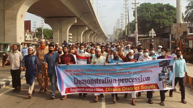 حزب اسلامی بنگلادش جنایات صهیونیست‌ها را محکوم کرد
