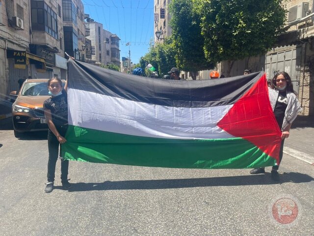 راهپیمایی‌ها در کرانه باختری و اراضی ۴۸ در حمایت از قدس و غزه به درگیری کشید