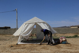 خسارات ۳۵ پس زلزله در روستای «شورک» استان خراسان شمالی