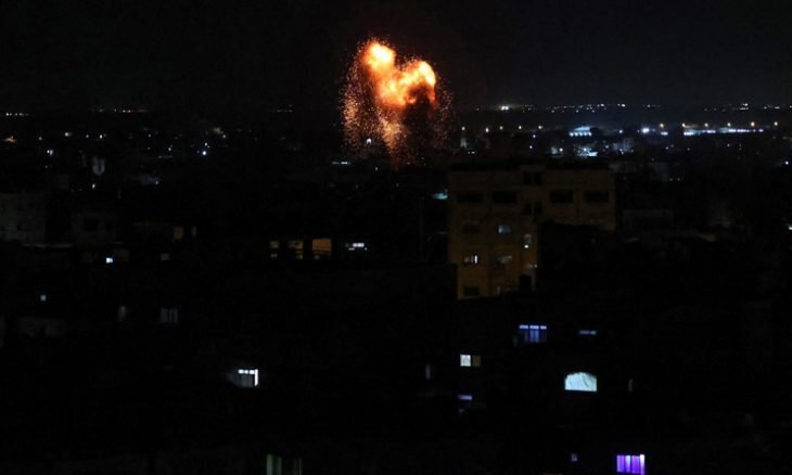 حملات جنگنده‌های رژیم صهیونیستی به غزه