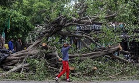  افزایش شمار تلفات طوفان در هند