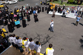 تجمع مردمی در میدان فلسطین به مناسبت شکست رژیم صهیونیستی در برابر مردم فلسطین