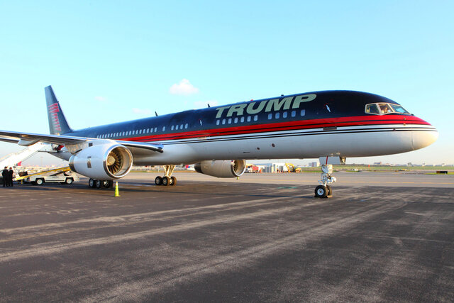 ترامپ هواپیمای شخصی‌اش را برای نشست‌های سیاسی آتی به روز می‌کند