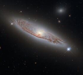 تصویری از یک کهکشان مارپیچی با جزئیات بی‌نظیر