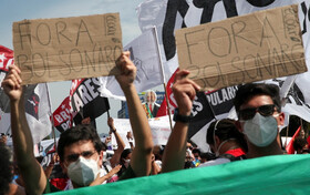 مردم برزیل علیه واکنش رئیس جمهورشان به کووید ۱۹ دست به اعتراضات سراسری زدند