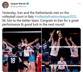 تبریک سفیر هلند در تهران به تیم ملی والیبال ایران