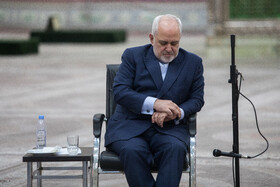 محمد جواد ظریف در مرقد امام خمینی جهت تجدید میثاق 