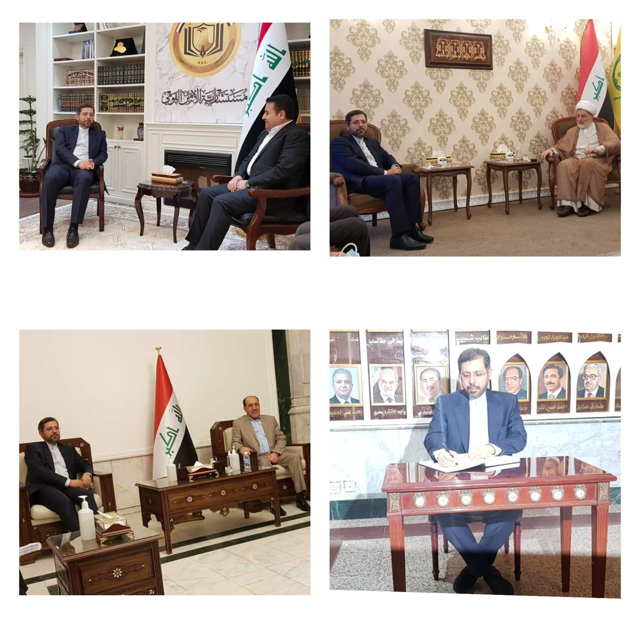 دیدار سخنگوی وزارت خارجه با مقامات و چهره‌های سرشناس عراقی