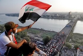 معترضان عراقی مسیر «ذی قار_ میسان» را بستند