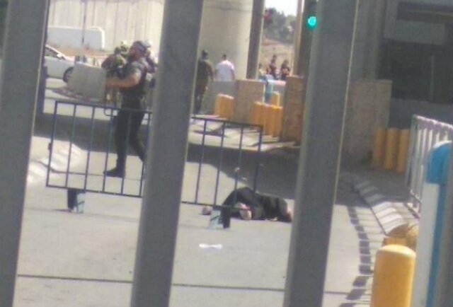 تیراندازی به یک زن فلسطینی در ایست بازرسی شمال قدس اشغالی