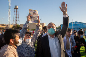 علیرضا زاکانی در اجتماع بزرگ مردم قم در حمایت از جبهه انقلاب