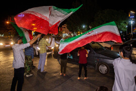لحظات پایانی تبلیغات انتخابات 1400 - میدان شهید دستغیب قم