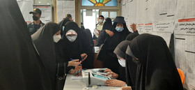 حاشیه های انتخاباتی خبرنگار ایسنا از شعبه مسجد لرزاده تهران