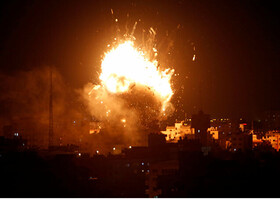 حمله جنگنده‌های صهیونیستی به غزه و سرنگونی پهپاد اسرائیلی توسط مقاومت