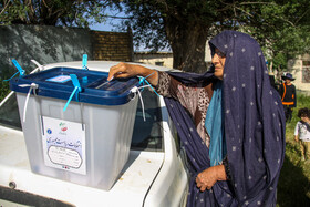 صندوق سیار شماره ۱۱ روستایی در استان سمنان - انتخابات ۱۴۰۰