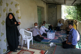 صندوق سیار شماره ۱۱ روستایی در استان سمنان - انتخابات ۱۴۰۰