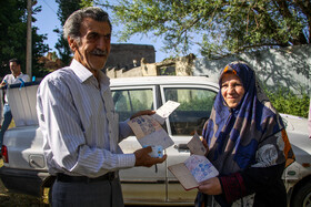 صندوق سیار شماره ۱۱ روستایی در استان سمنان - انتخابات ۱۴۰۰