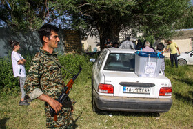 صندوق سیار شماره ۱۱ روستایی در استان سمنان - انتخابات ۱۴۰۰