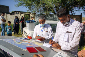 صندوق سیار شماره ۱۱ روستایی در استان سمنان - انتخابات ۱۴۰۰