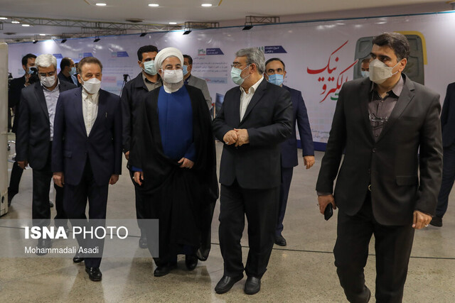 حضور حسن روحانی، رییس جمهور در انتخابات ۱۴۰۰