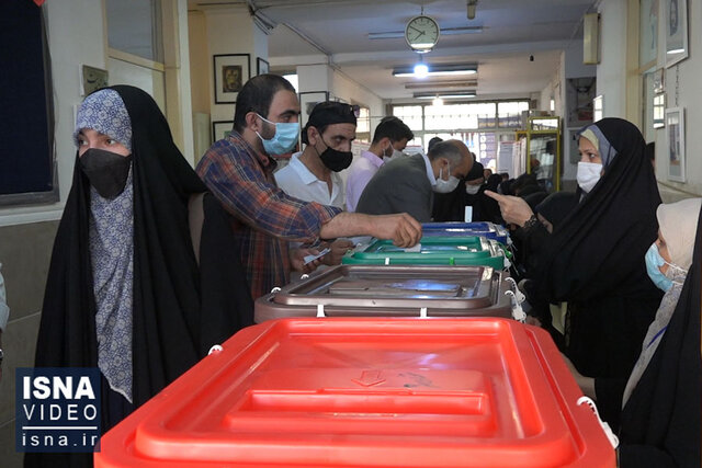 ویدئو / ادامه رای‌گیری انتخابات ۱۴۰۰ در تهران