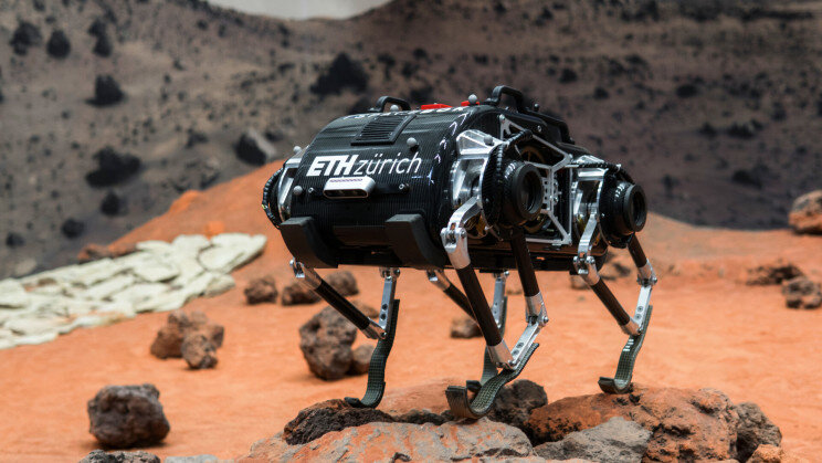 اولین ربات چهارپای مریخی+ فیلم