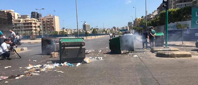 کشف ۱۶ موشک آر پی جی و ۵ بمب در سطل زباله‌های بیروت!