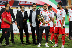 جشن قهرمانی تیم پرسپولیس در سوپرجام فوتبال ایران