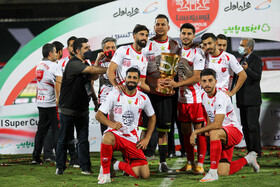 جشن قهرمانی تیم پرسپولیس در سوپرجام فوتبال ایران