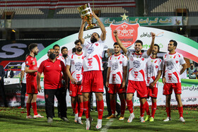 جشن قهرمانی تیم پرسپولیس در سوپرجام فوتبال ایران