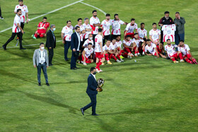 جشن قهرمانی تیم پرسپولیس در سوپرجام فوتبال ایران