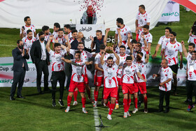 جشن قهرمانی تیم پرسپولیس در سوپرجام فوتبال ایران