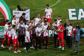 جشن قهرمانی تیم پرسپولیس در سوپرجام فوتبال ایران