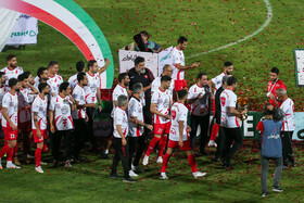 جشن قهرمانی تیم پرسپولیس در سوپرجام فوتبال ایران