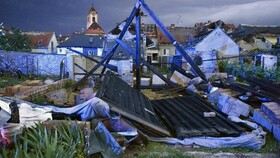 گردباد در جمهوری چک، خرابی گسترده برجای گذاشت