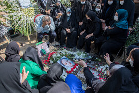 مراسم ختم ریحانه یاسینی خبرنگار فقید ایرنا