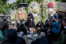 مراسم ختم ریحانه یاسینی خبرنگار فقید ایرنا